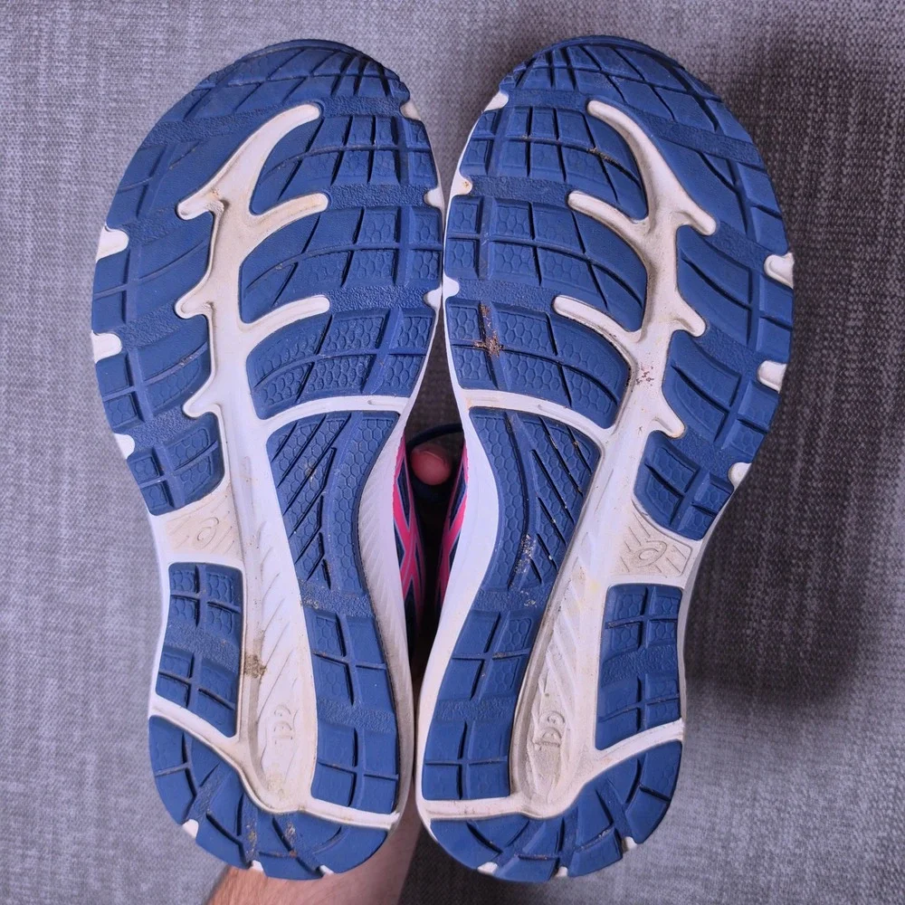 Asics Gel-Contend 7 Women 9 Blue Pink 1012B228 Running Shoes